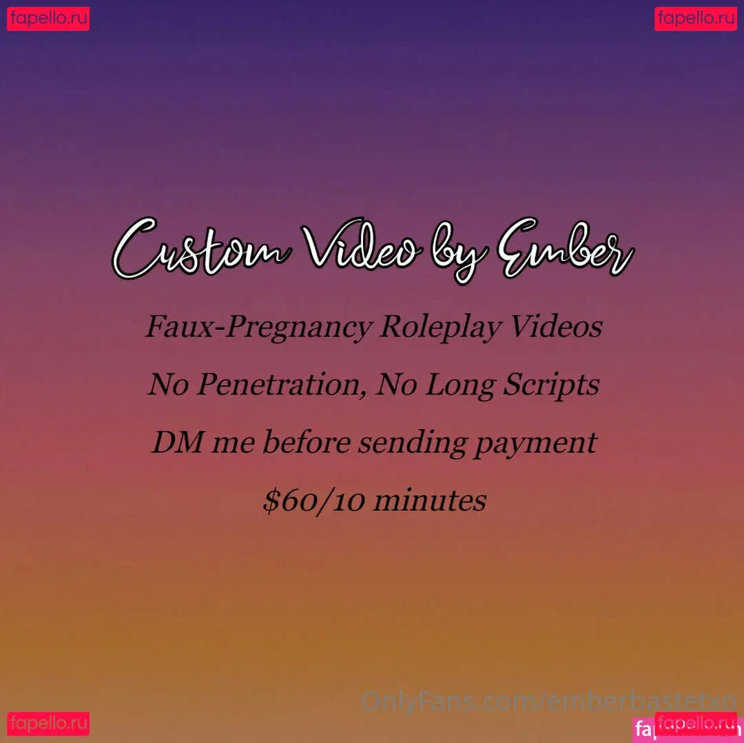 emberbastetxo Onlyfans Photo Gallery 