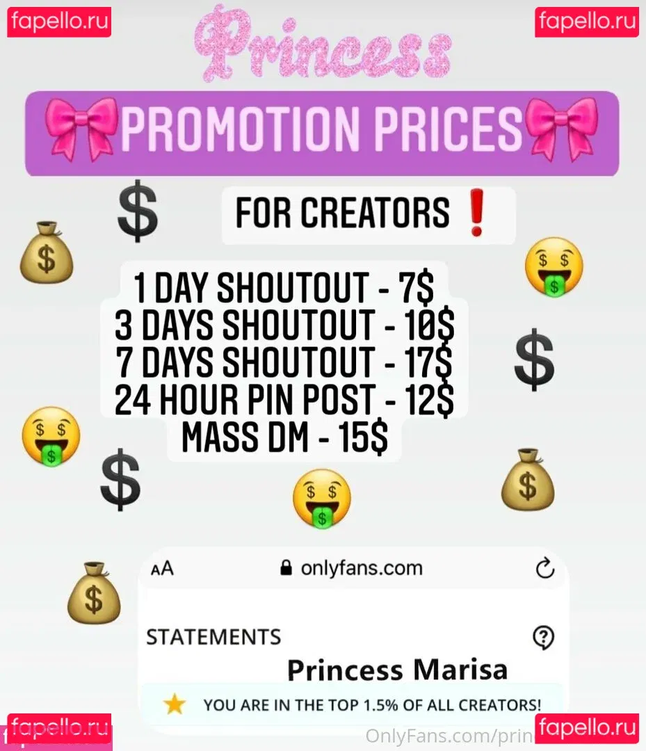 princessmarisa1 Onlyfans Photo Gallery 