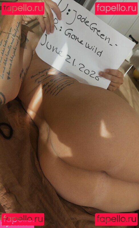 JadeGreen1994 Nude Onlyfans Photo 30