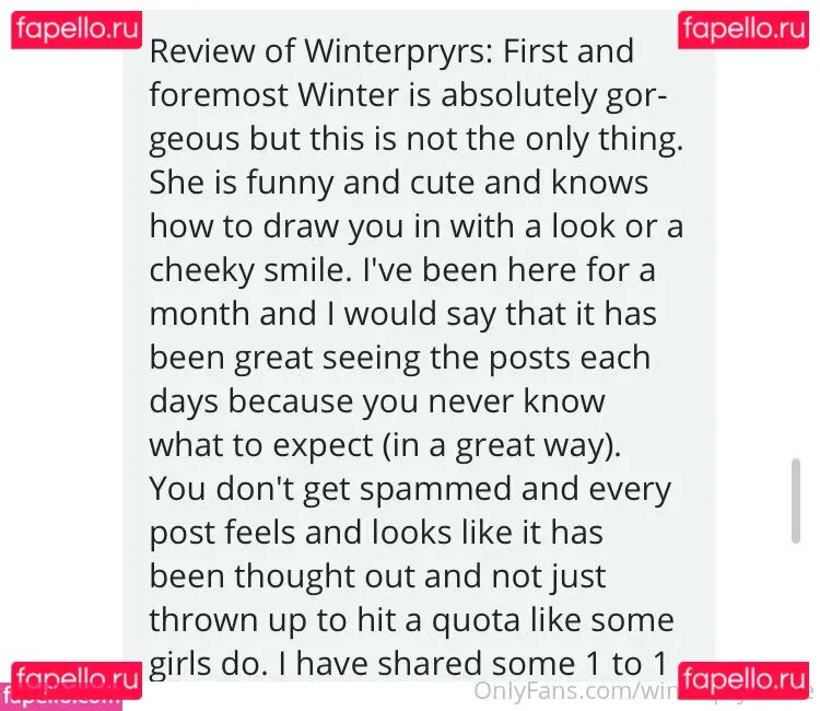winterpryrsfree Onlyfans Photo Gallery 