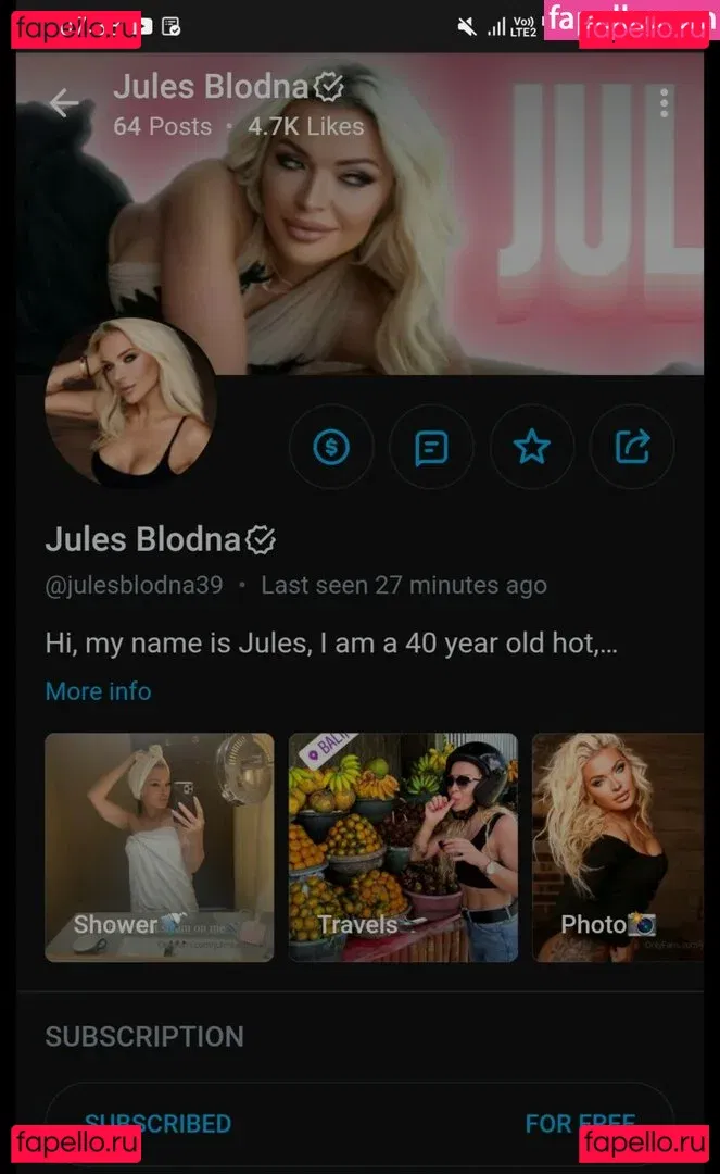 Julesblodna39 Onlyfans Photo Gallery 