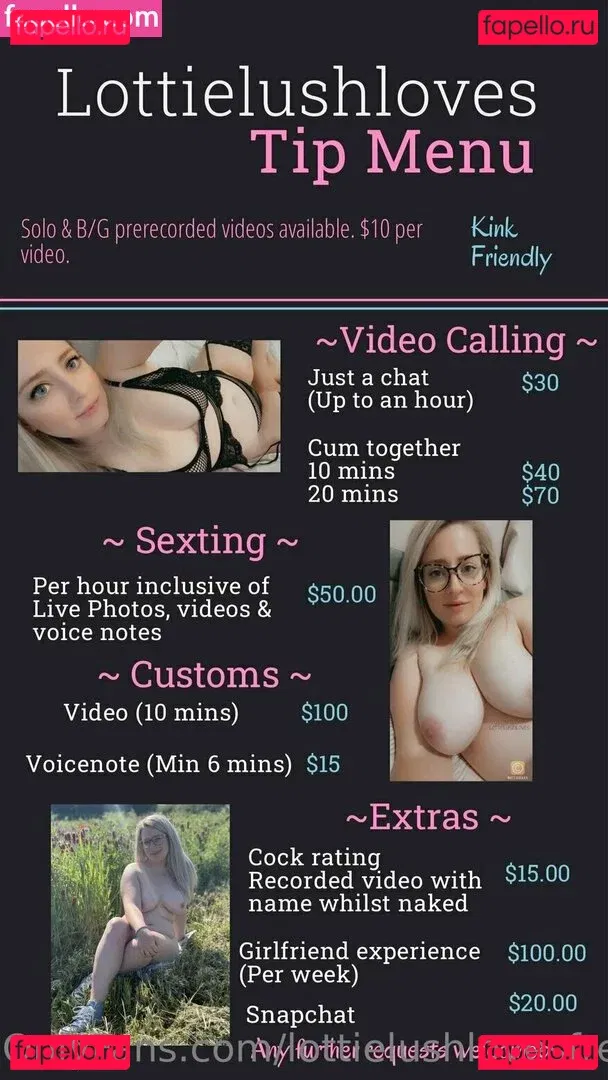 lottielushlovesfree Onlyfans Photo Gallery 