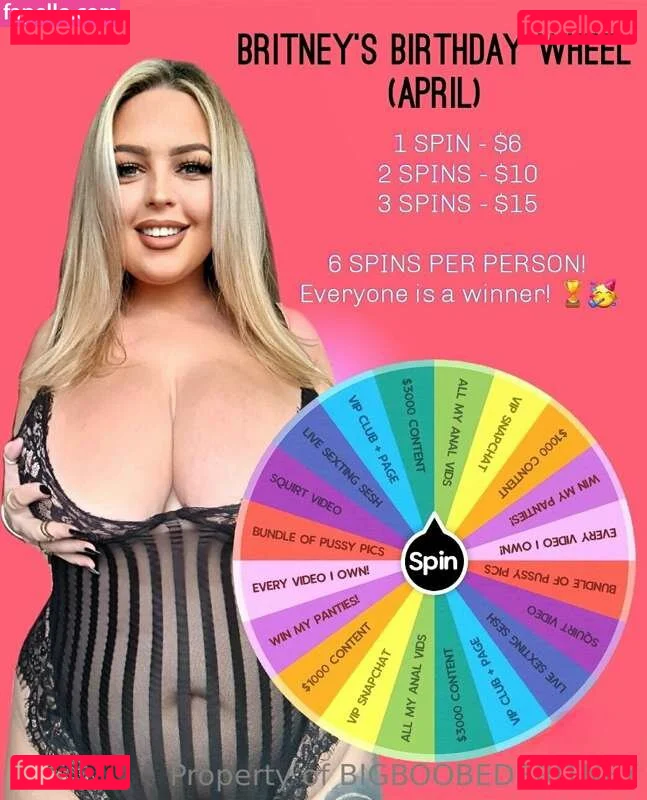 bigboobedbritneyvip Onlyfans Photo Gallery 