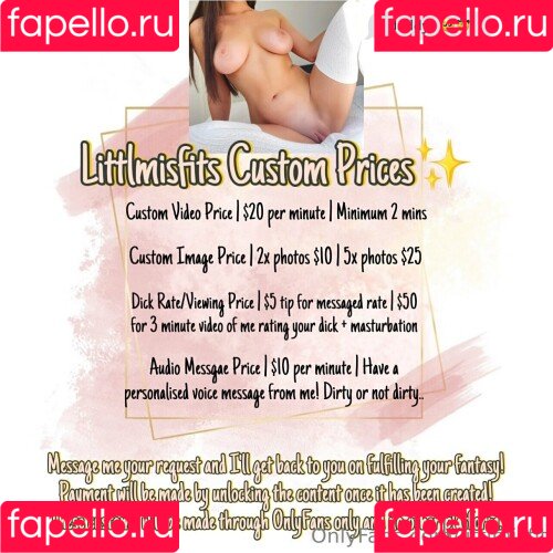 Littlmisfit Onlyfans Photo Gallery 