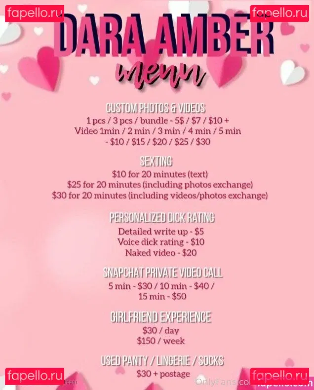 daraamber Onlyfans Photo Gallery 