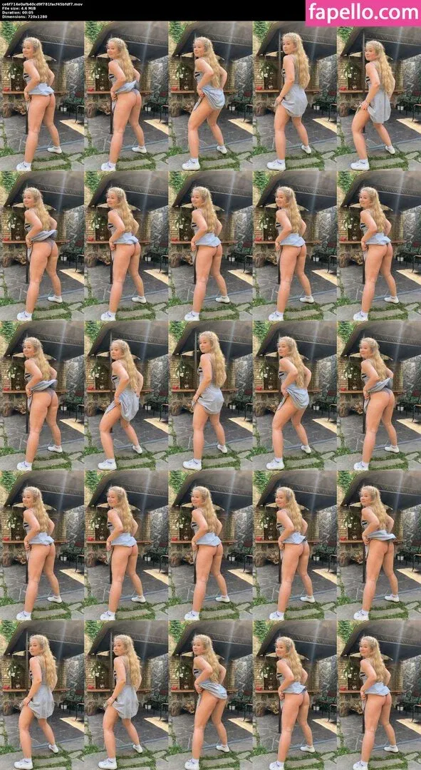 blondeany Onlyfans Photo Gallery 