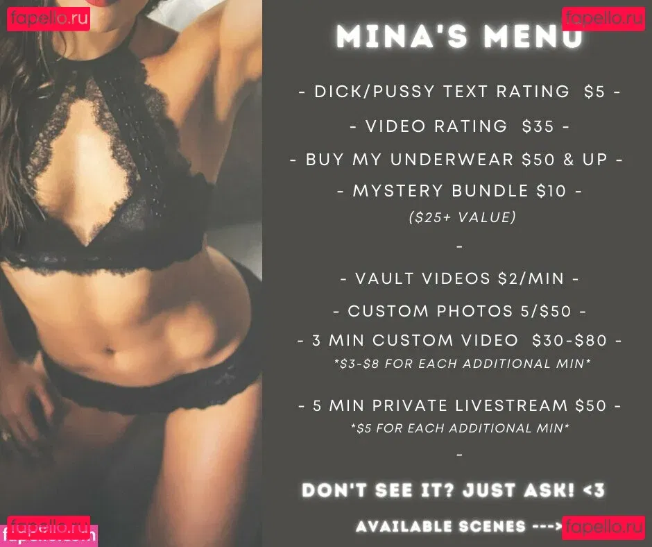 minaxo Onlyfans Photo Gallery 