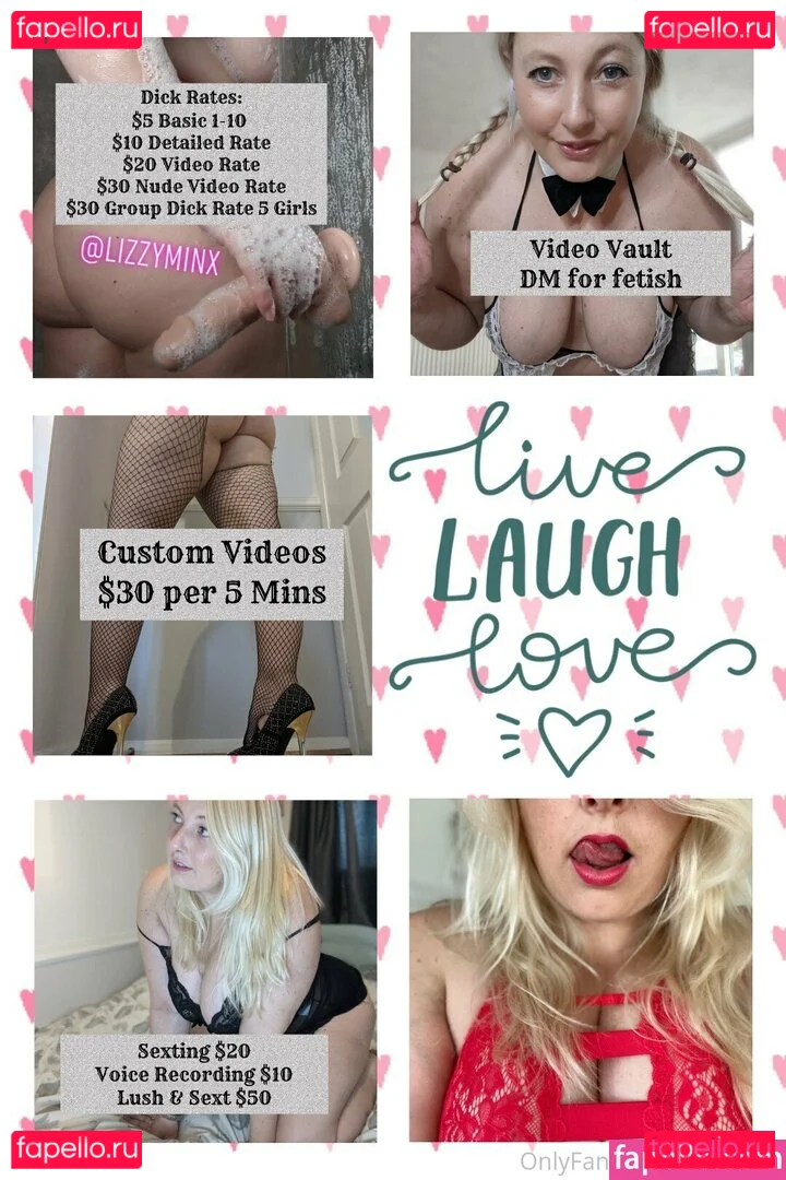 lizzyminx Onlyfans Photo Gallery 