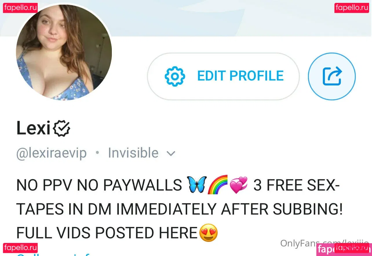 lexiiio Onlyfans Photo Gallery 