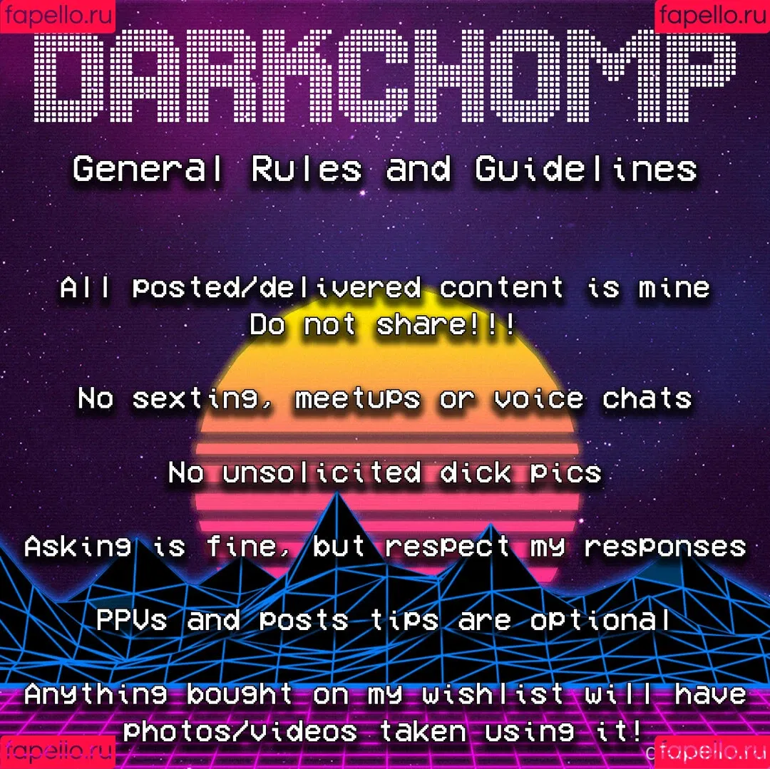 Darkch0mp Onlyfans Photo Gallery 