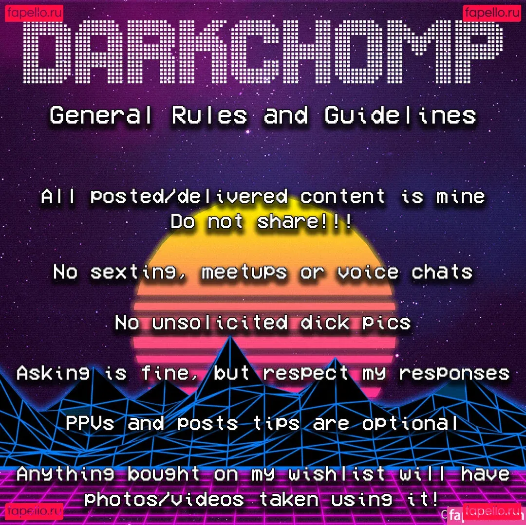 Darkch0mp Onlyfans Photo Gallery 