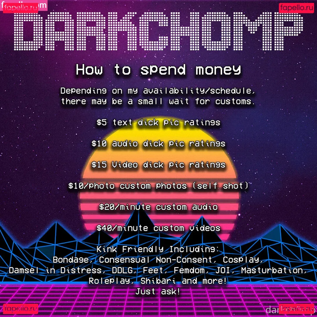 Darkch0mp Onlyfans Photo Gallery 