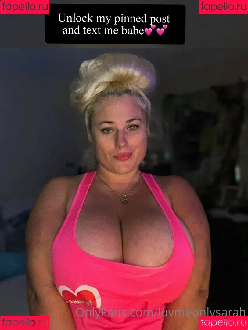 Luvmeonlysarah Onlyfans Photo Gallery 