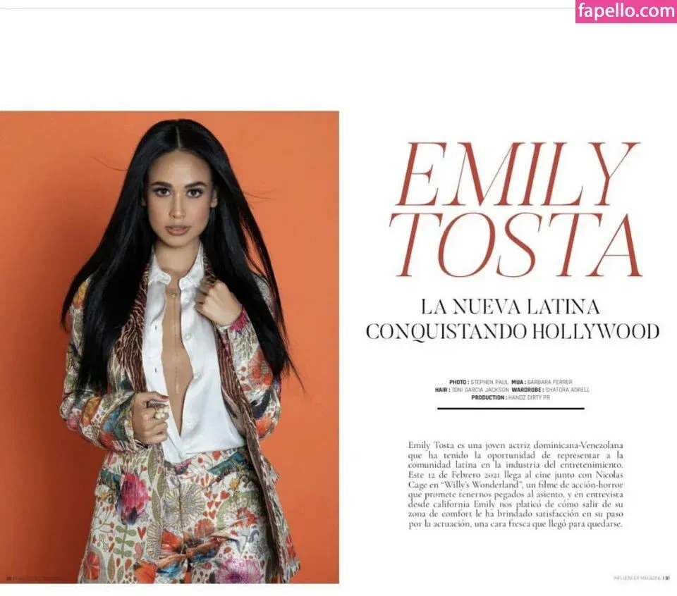 Emily Tosta Onlyfans Photo Gallery 