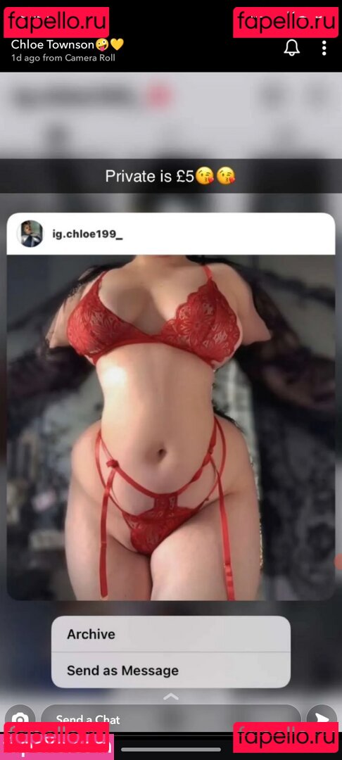 Chloe Townson Nude Onlyfans Photo 15