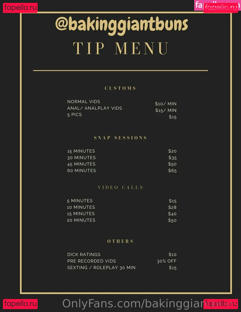 bakinggiantbuns Onlyfans Photo Gallery 