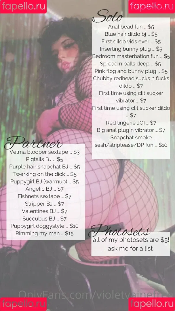 violetvainefree Onlyfans Photo Gallery 