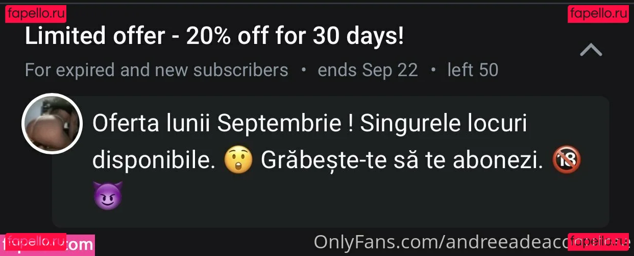 andreeadeaconufree Onlyfans Photo Gallery 