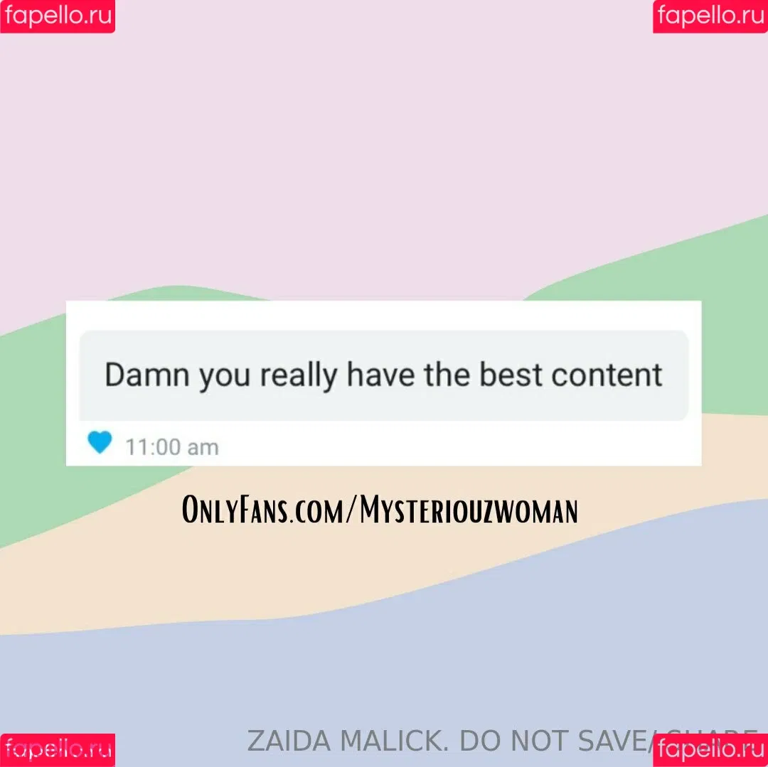 zaidamalick Onlyfans Photo Gallery 