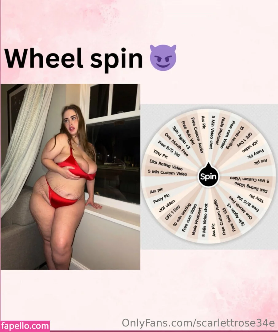 scarlettrose34e Onlyfans Photo Gallery 