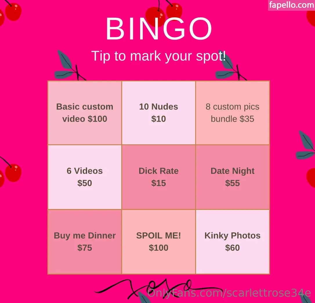 scarlettrose34e Onlyfans Photo Gallery 