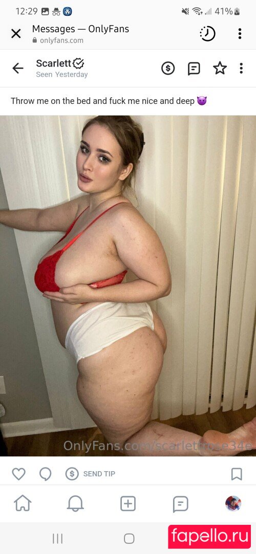 scarlettrose34e Onlyfans Photo Gallery 