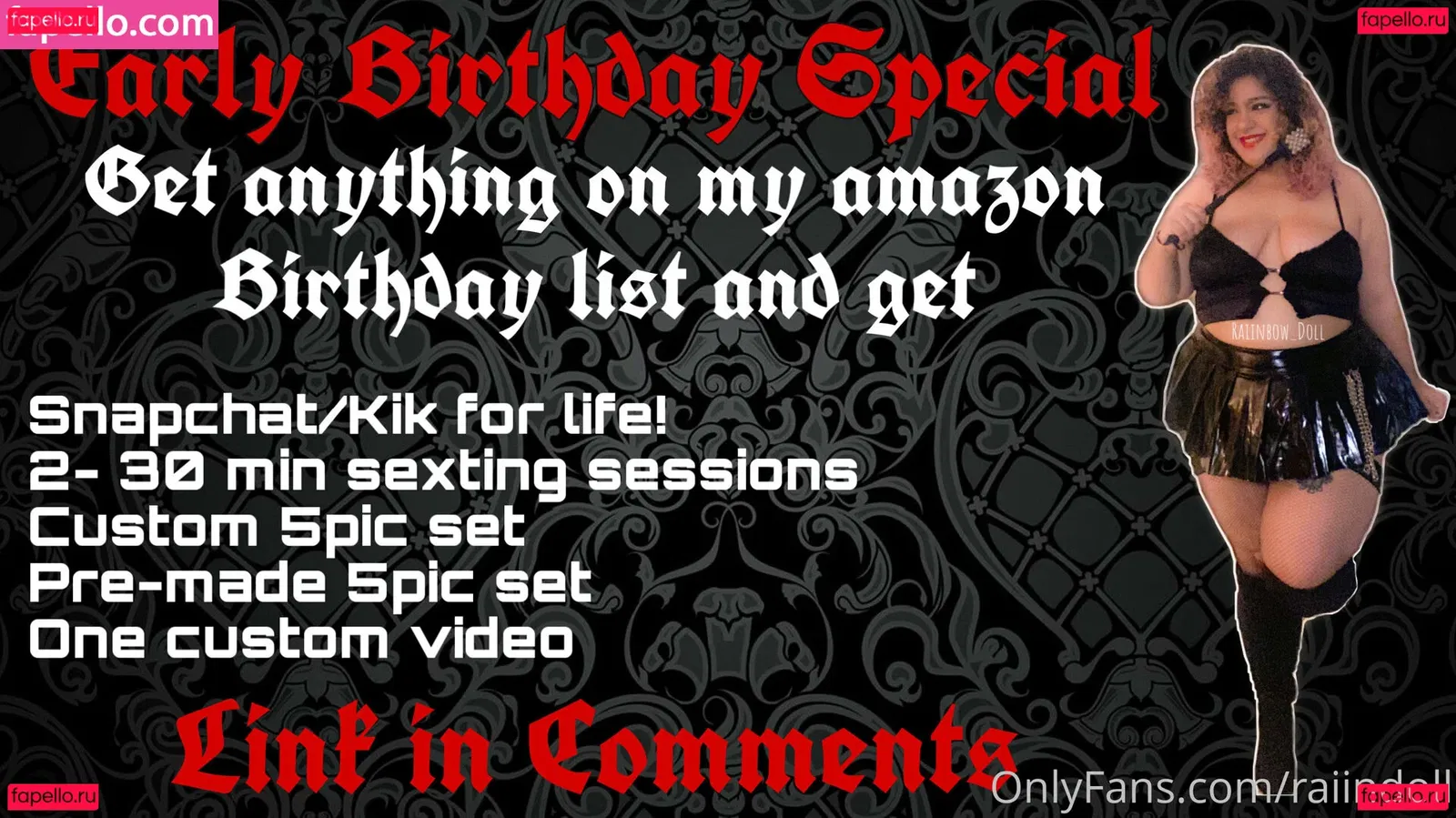 raiindoll Onlyfans Photo Gallery 