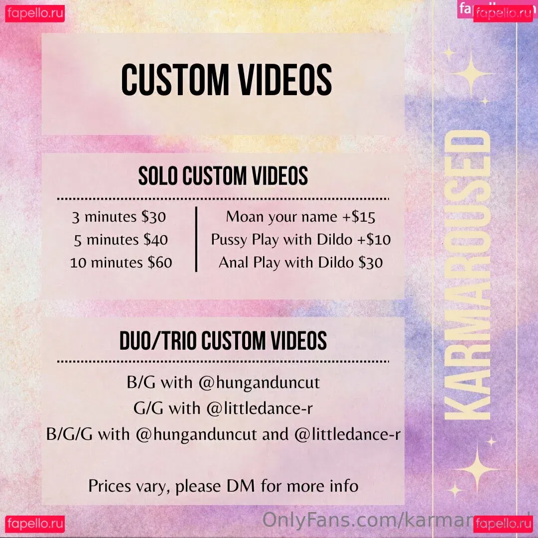 Karmaroused Onlyfans Photo Gallery 