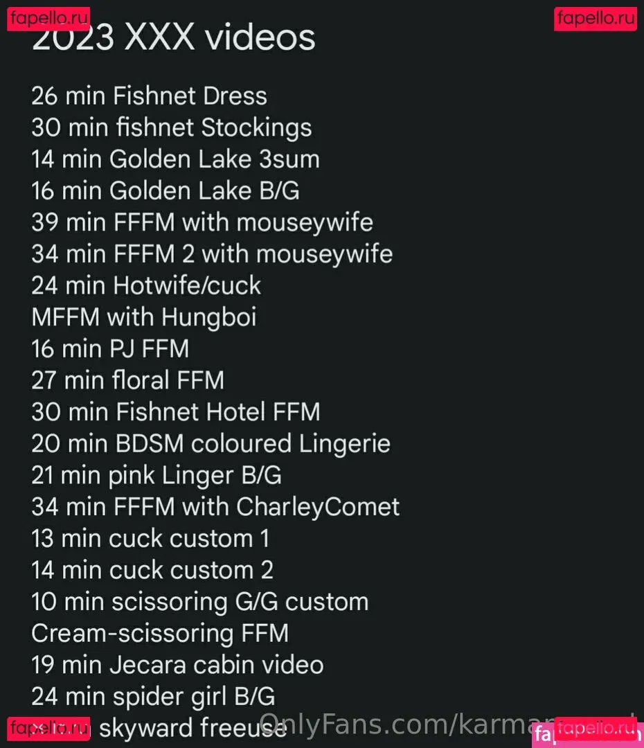 Karmaroused Onlyfans Photo Gallery 