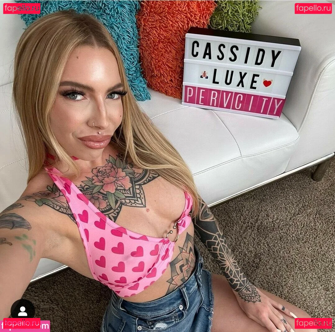 Cassidy Luxe Onlyfans Photo Gallery 