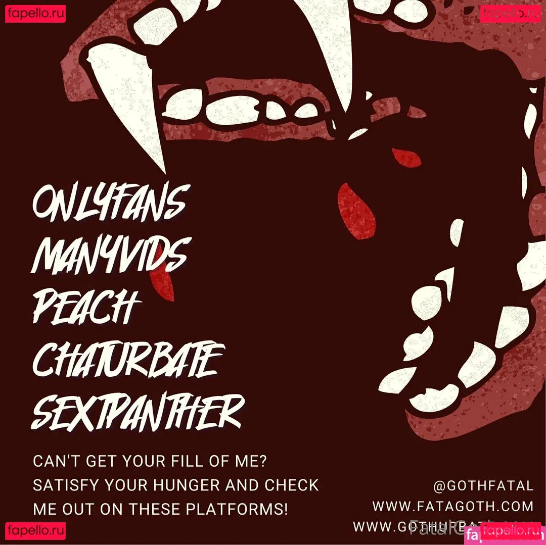 fatalgothfree Onlyfans Photo Gallery 