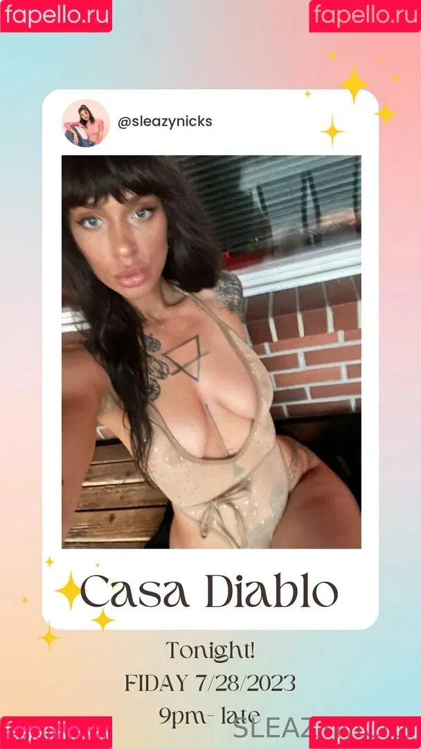sleazynicks Onlyfans Photo Gallery 