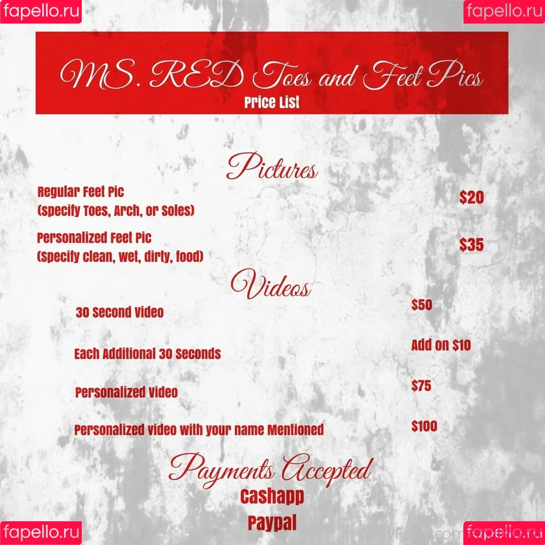 ms.red77 Onlyfans Photo Gallery 