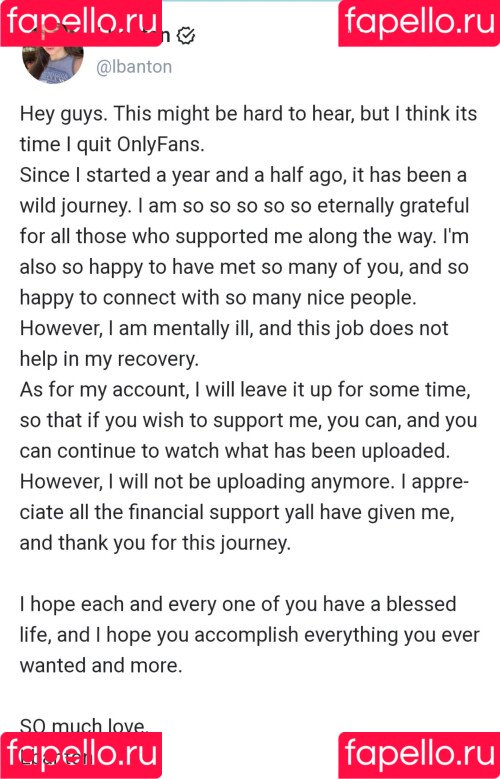 LBanton Onlyfans Photo Gallery 