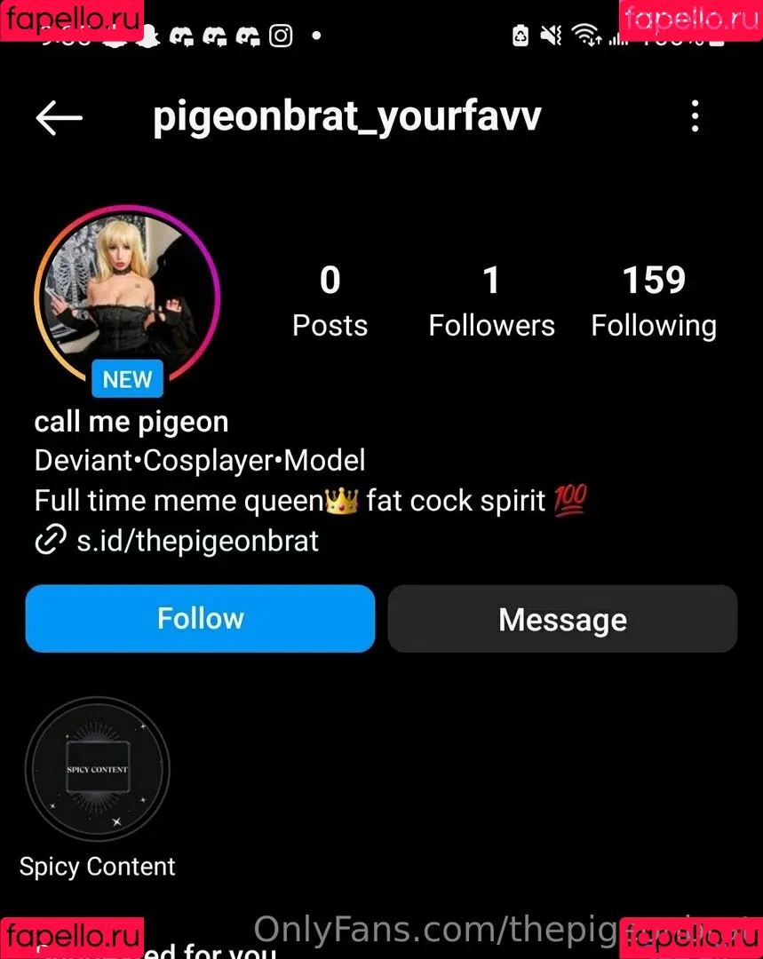 thepigeonbrat Onlyfans Photo Gallery 