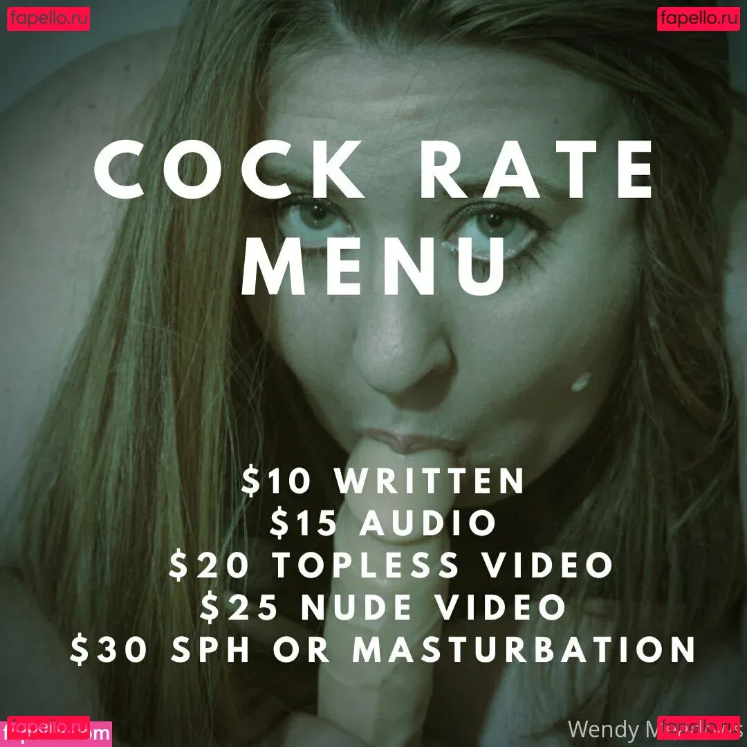 wendymeadows Onlyfans Photo Gallery 