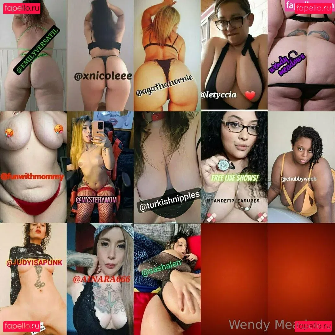 wendymeadows Onlyfans Photo Gallery 
