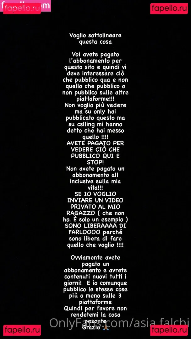 asia.falchi Onlyfans Photo Gallery 