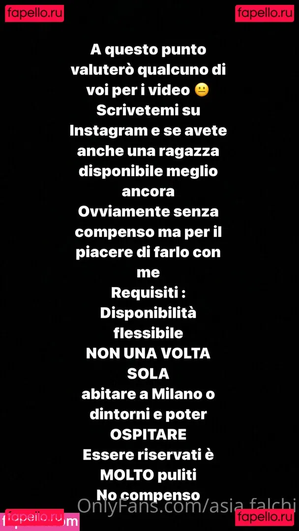 asia.falchi Onlyfans Photo Gallery 