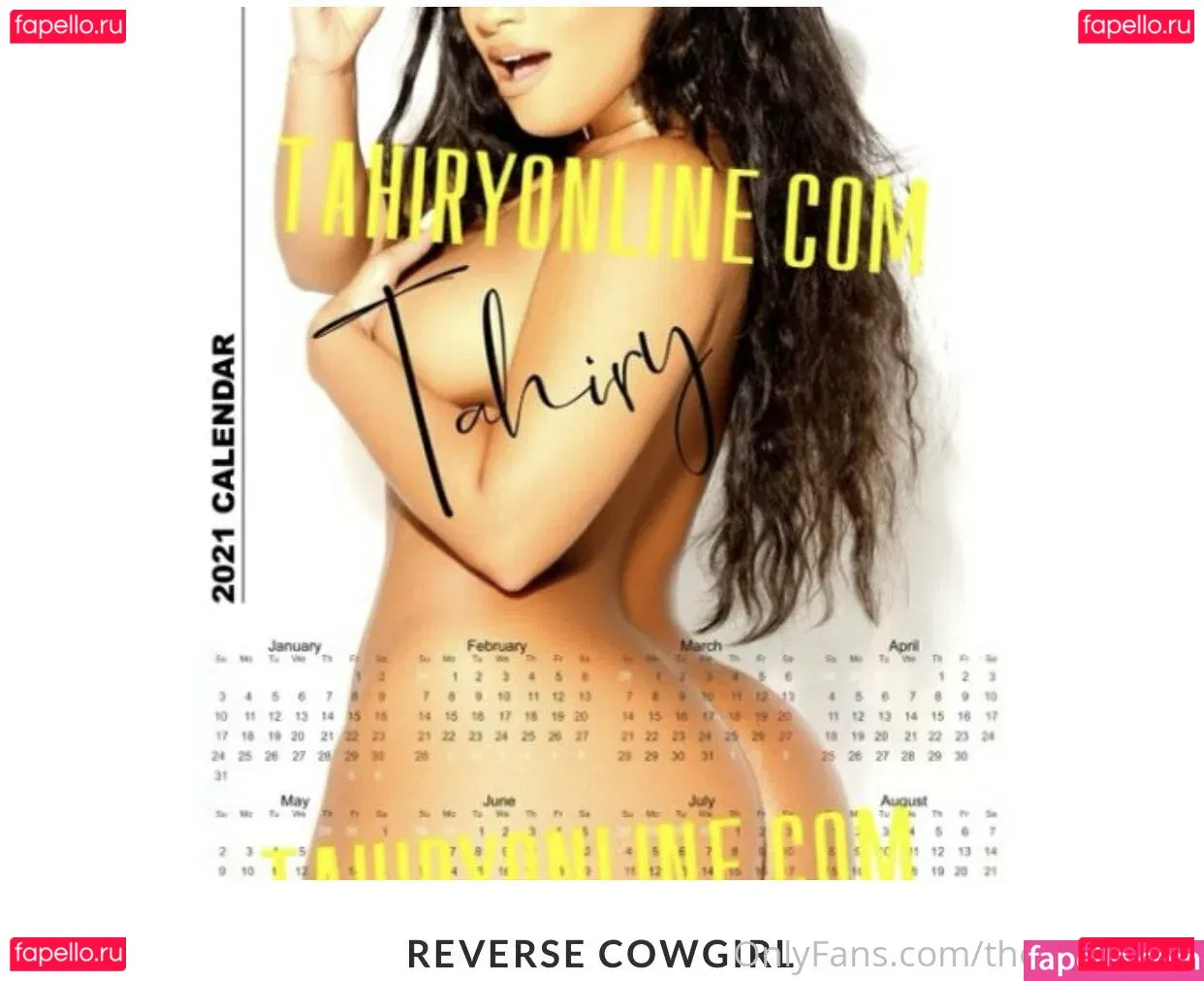 therealtahiry Onlyfans Photo Gallery 