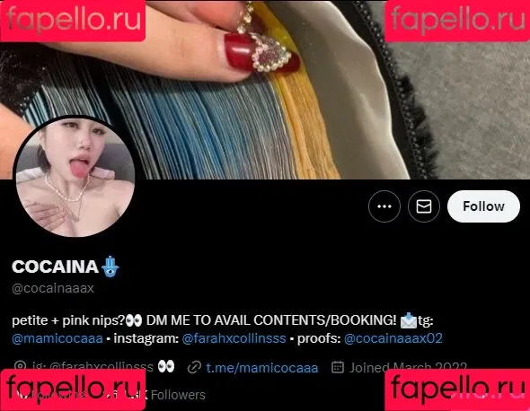 cocainaaax Onlyfans Photo Gallery 