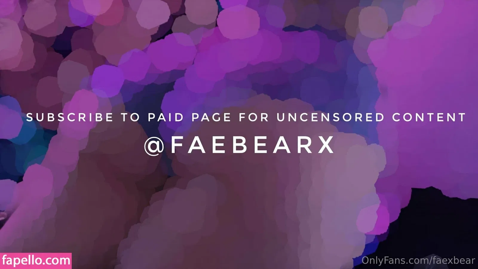 faexbear Onlyfans Photo Gallery 