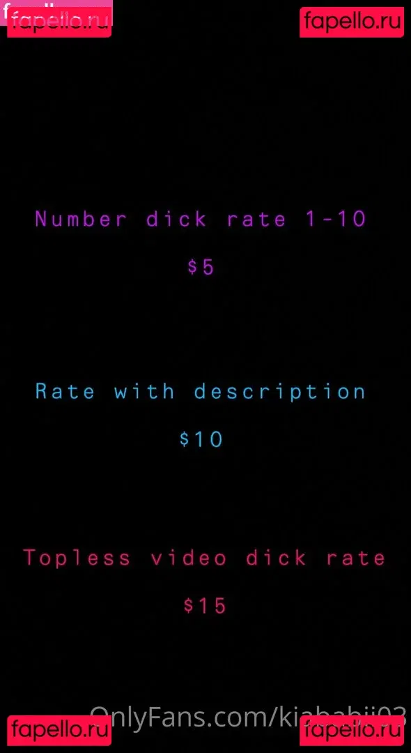 Kiababii03 Onlyfans Photo Gallery 