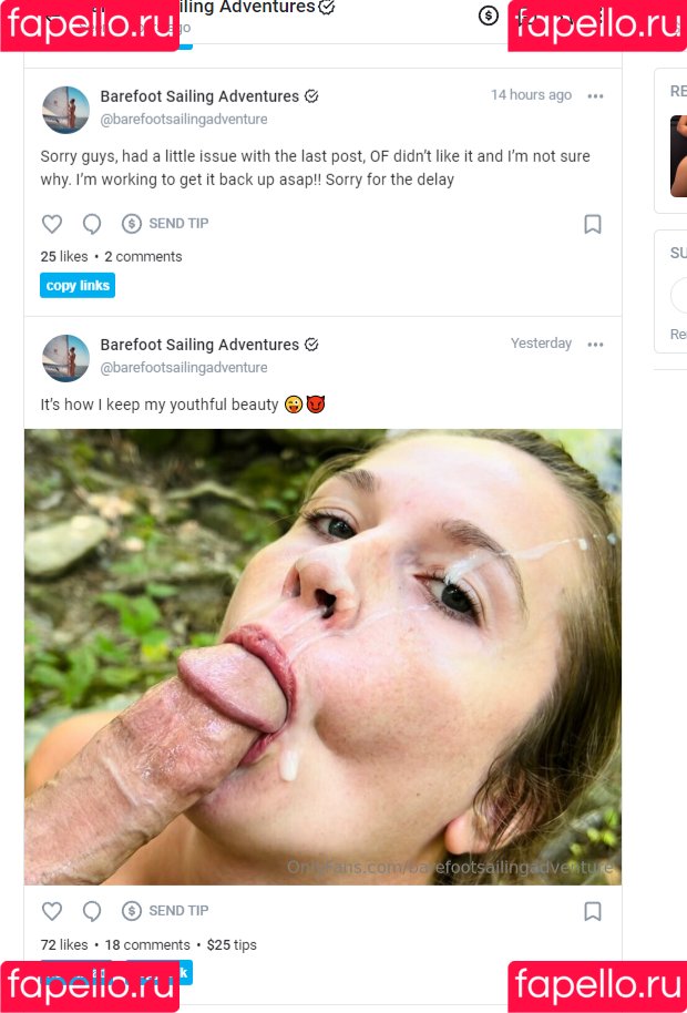 Barefoot Sailing Adventures Onlyfans Photo Gallery 