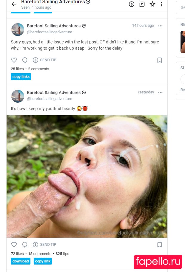 Barefoot Sailing Adventures Onlyfans Photo Gallery 