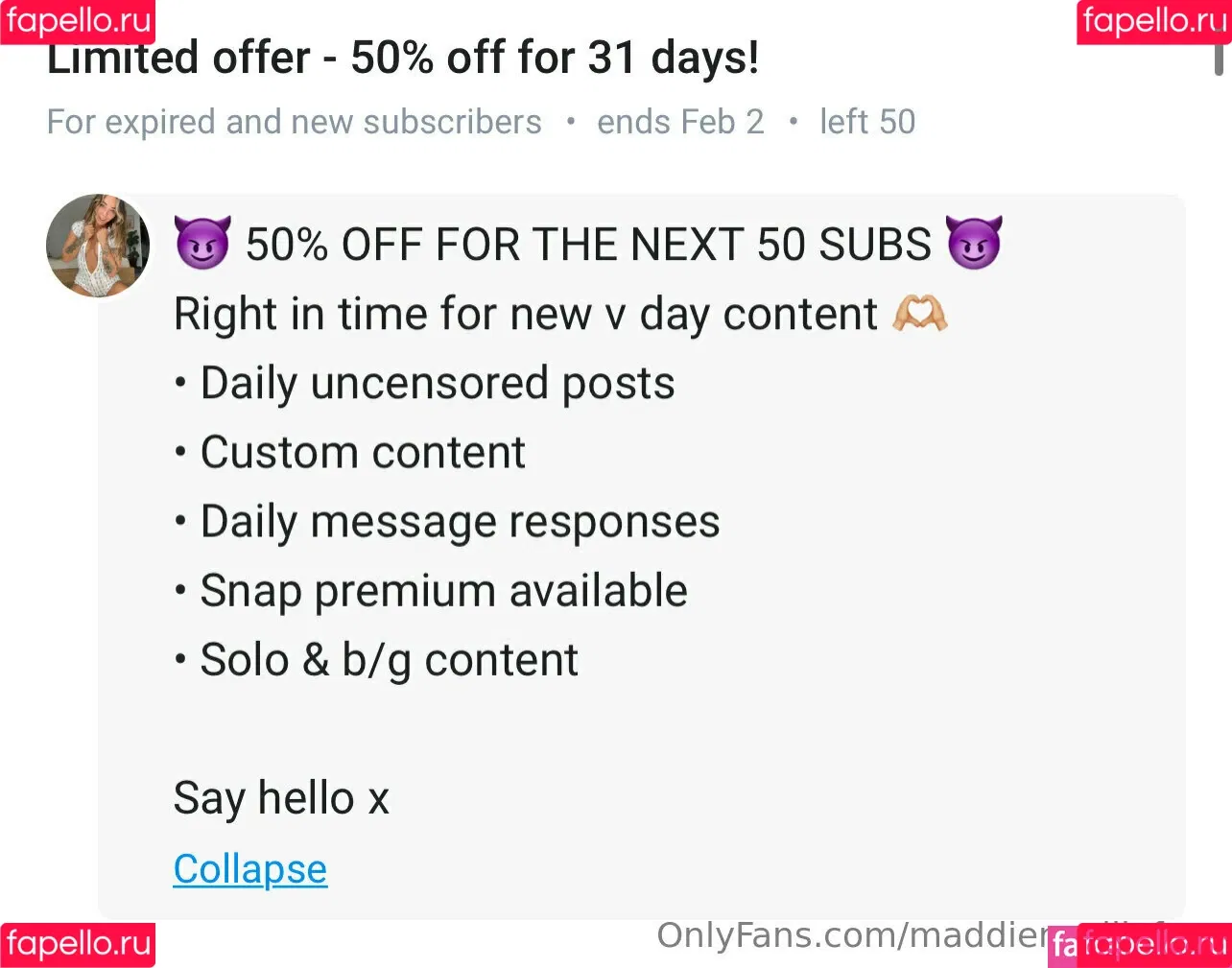 maddienevillefree Onlyfans Photo Gallery 