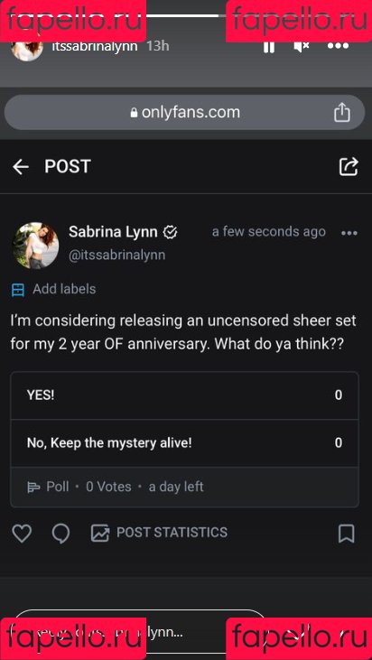 itssabrinalynn Onlyfans Photo Gallery 