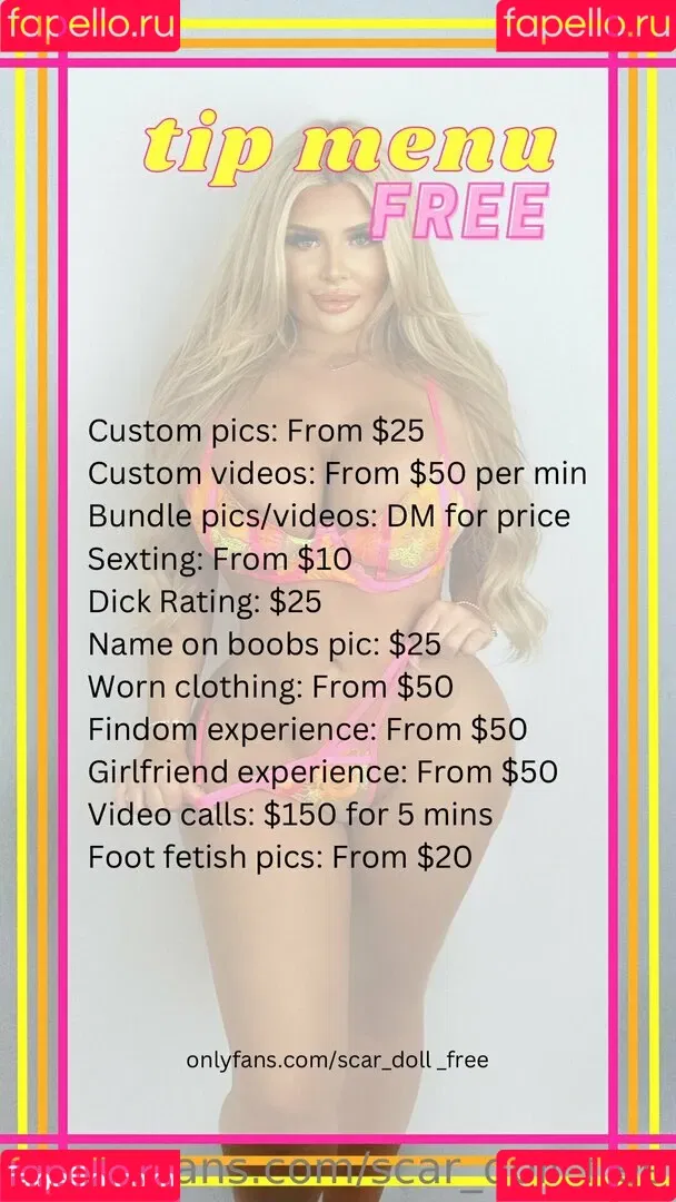 scar_doll_free Onlyfans Photo Gallery 