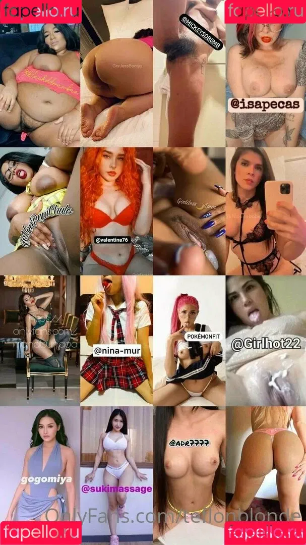 teflonblonde Onlyfans Photo Gallery 