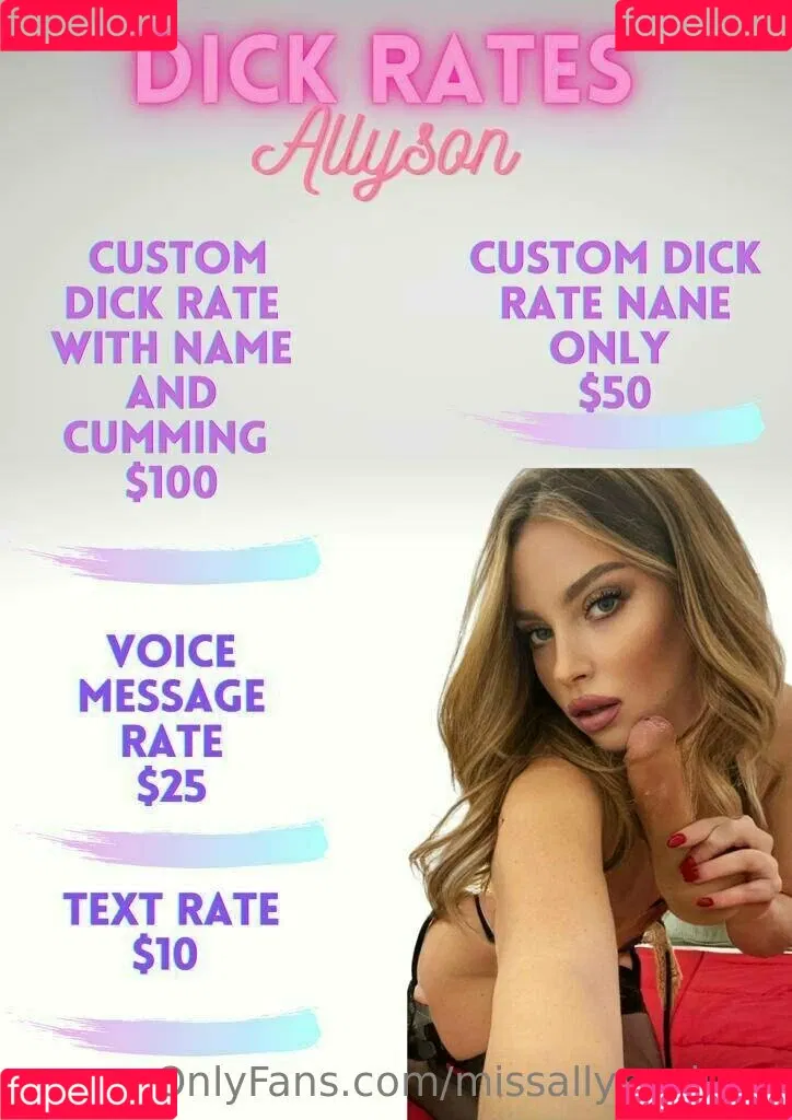 missallysonlune Onlyfans Photo Gallery 